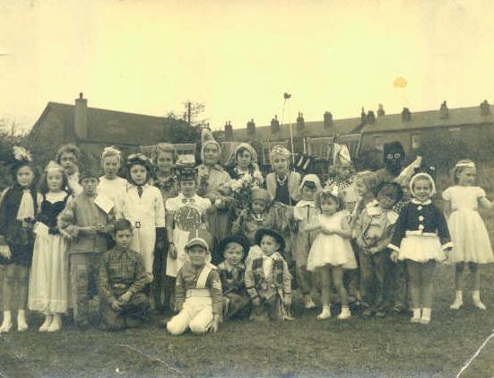 Fancy-dress parade circa 1953-1955