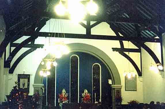 Inside Ellenbrook chapel