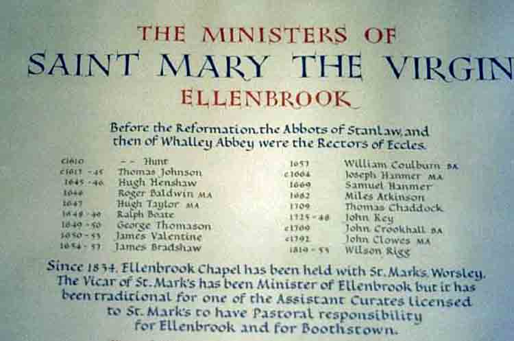 Ellenbrook vicars